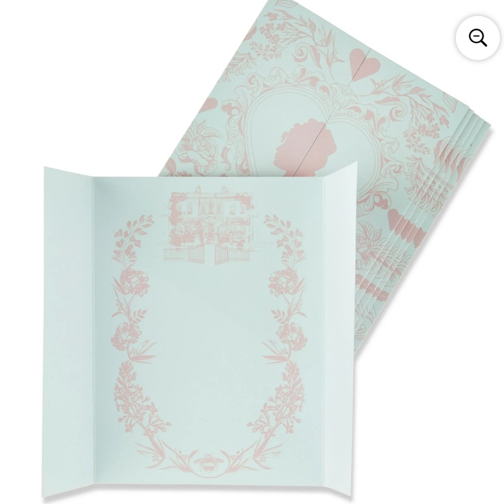 Bridgerton Invitation Sets, 4 boxes of 6 invitations/envelopes/wax seals/ribbons - Picture 9 of 12